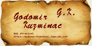 Godomir Kuzminac vizit kartica